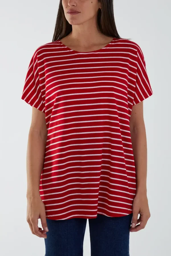 Striped oversized tshirt