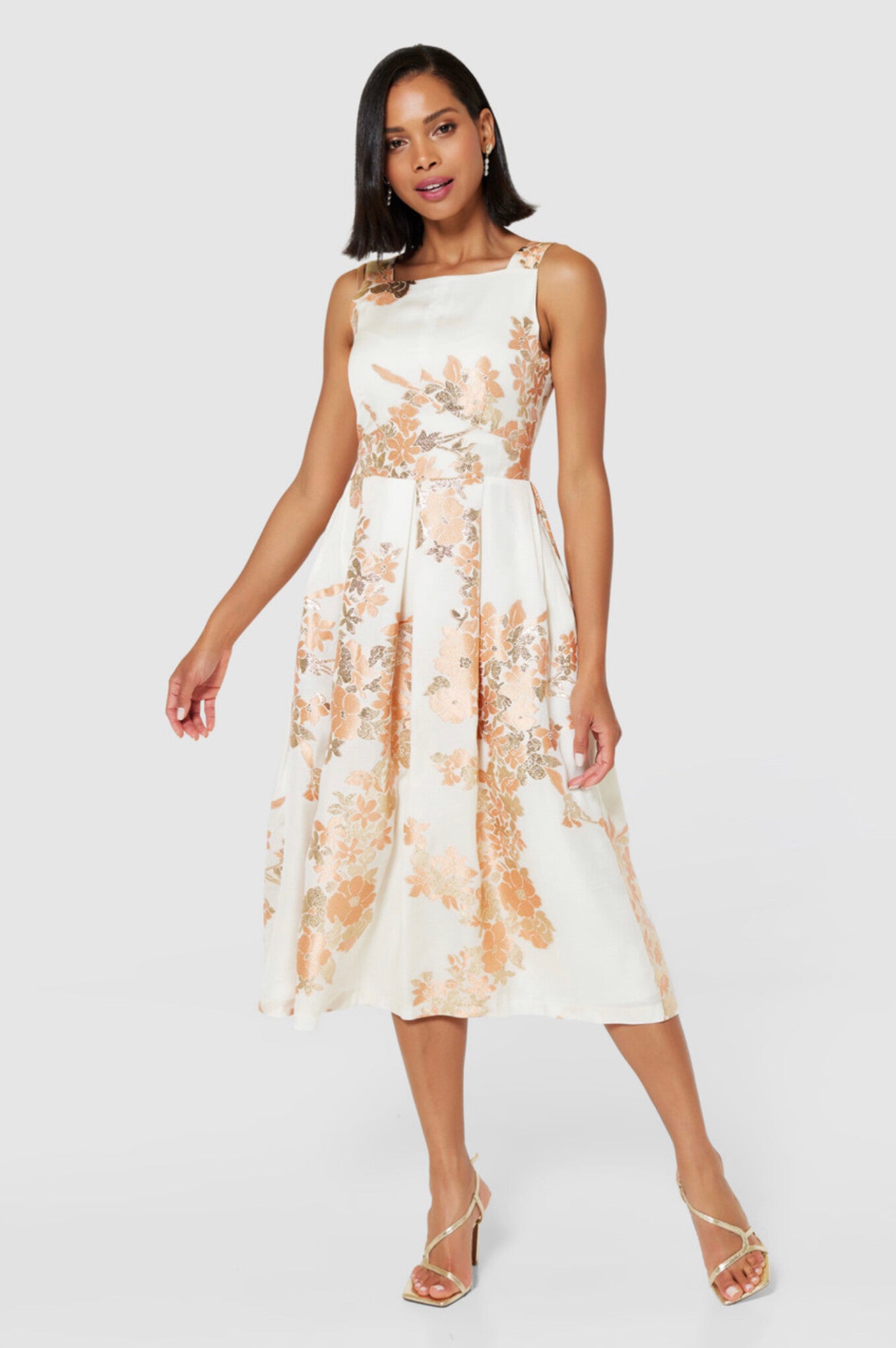 Apricot gold Designer dress
