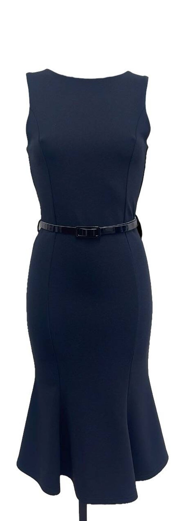 Belted mermaid dress