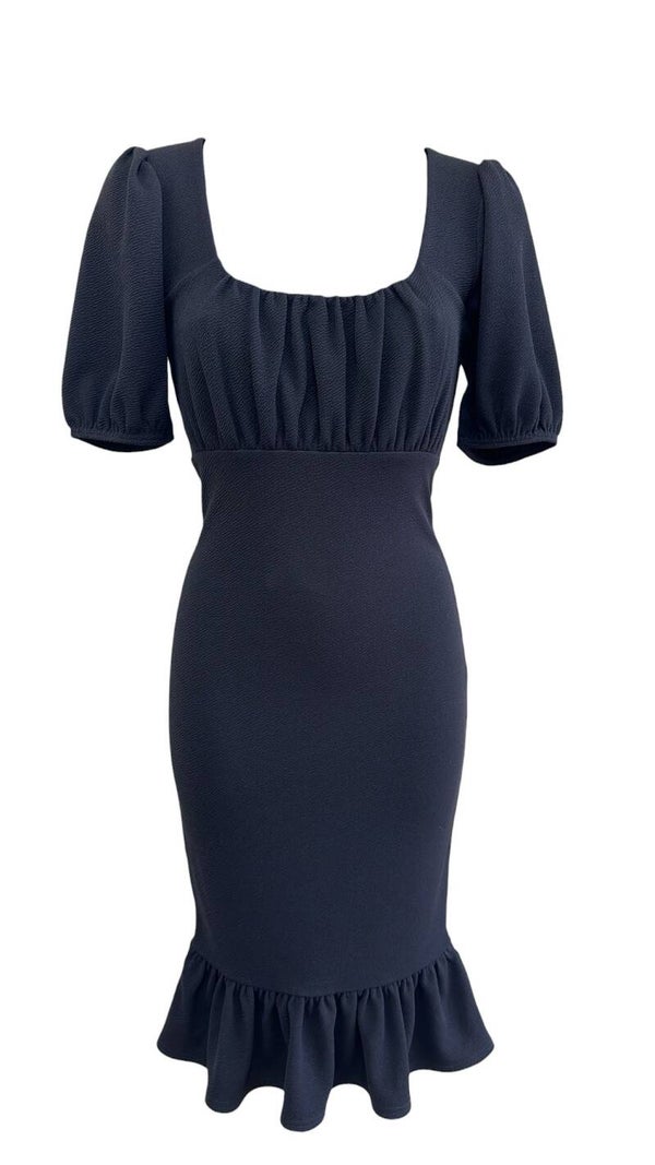 Frill detail dress