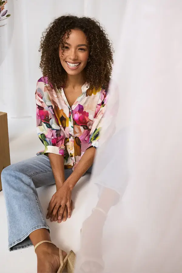 Floral Pattern Shirt
