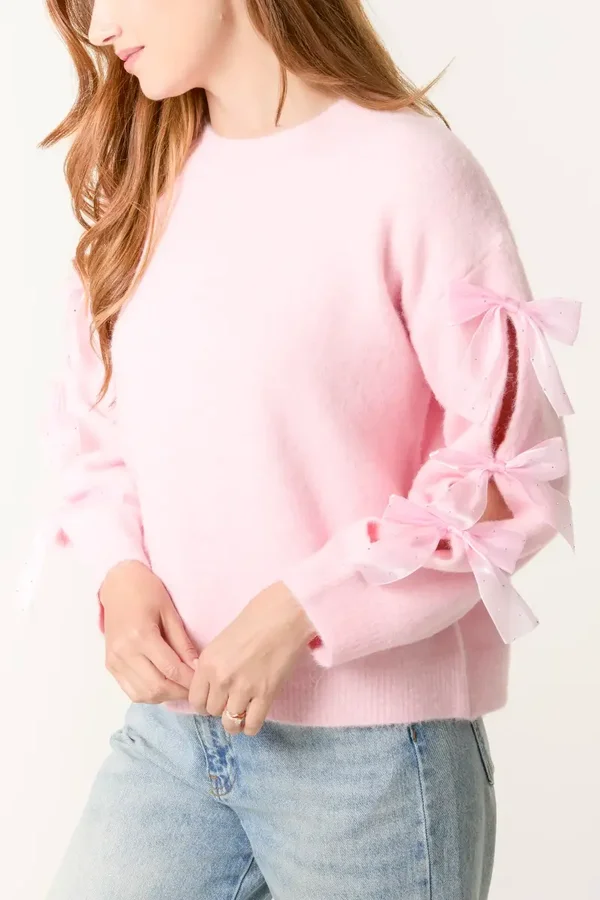Bow Sleeve Jumper