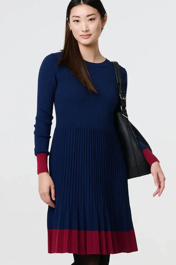 Navy Jumper Dress