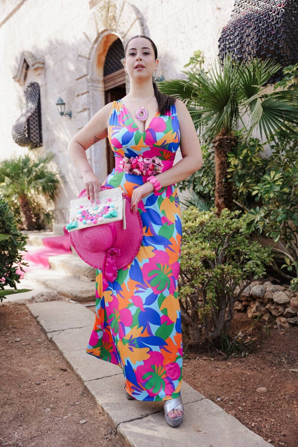 Floral maxi dress
