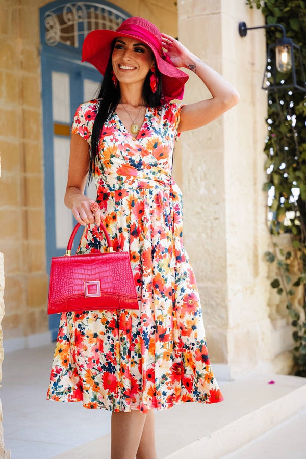 Retro Floral Dress