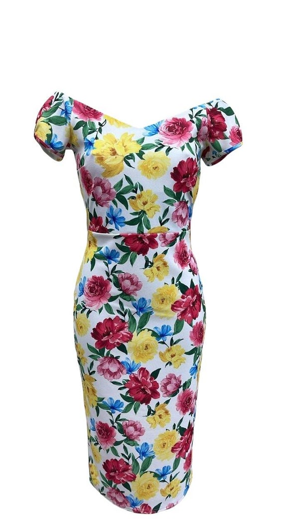 Yellow Floral Dress