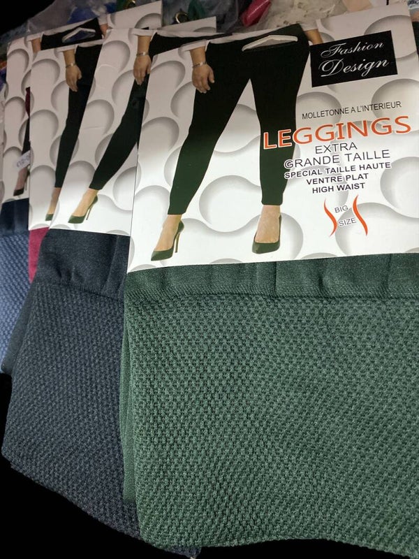 Fleece lined leggings Plus size