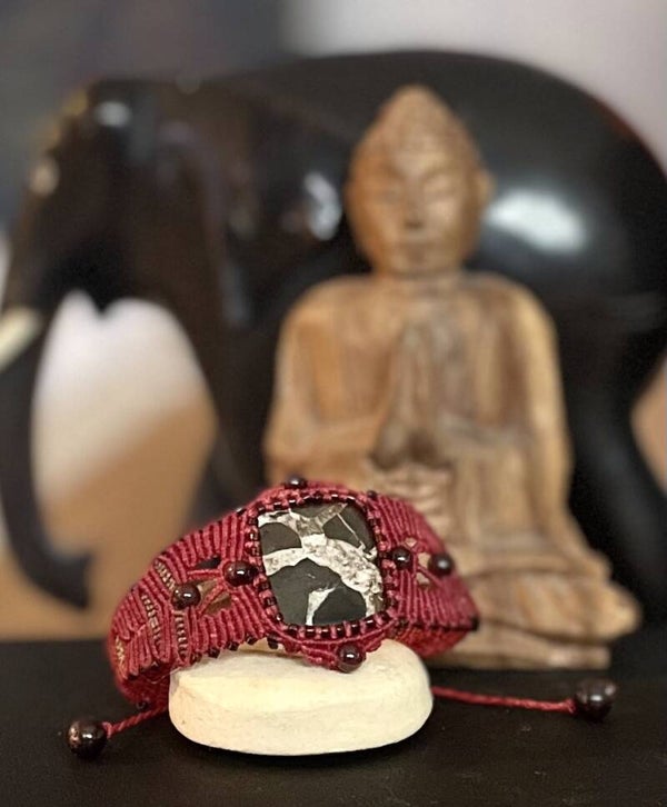 Bracelet tissage en Macramé SEPTARIA