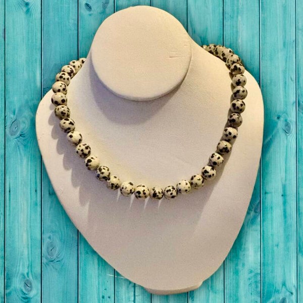 Jaspe Dalmatien - Collier