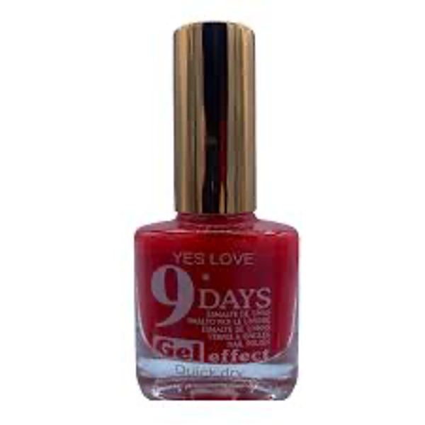 Vernis effet gel rouge