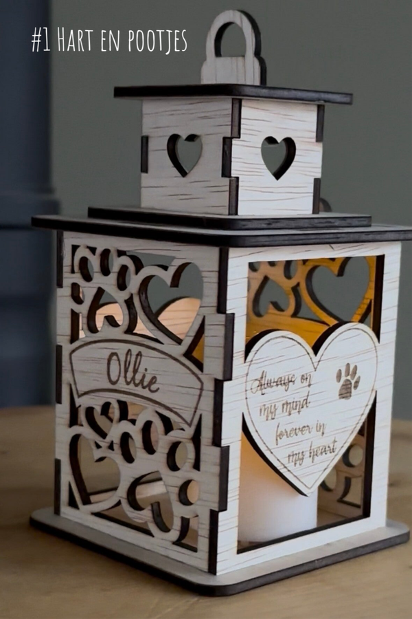 Herinneringslantaarntje (15 cm)