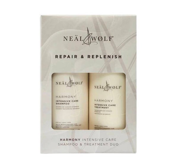 NEAL & WOLF HARMONY REPAIR & REPLENISH SHAMPOO & TREATMENT 950ML DUO