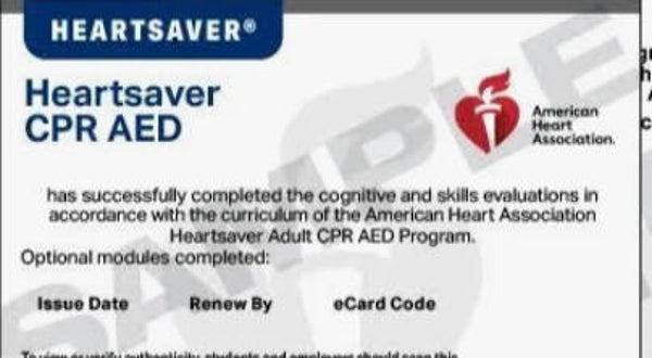 AHA- Heart Saver E-Cards