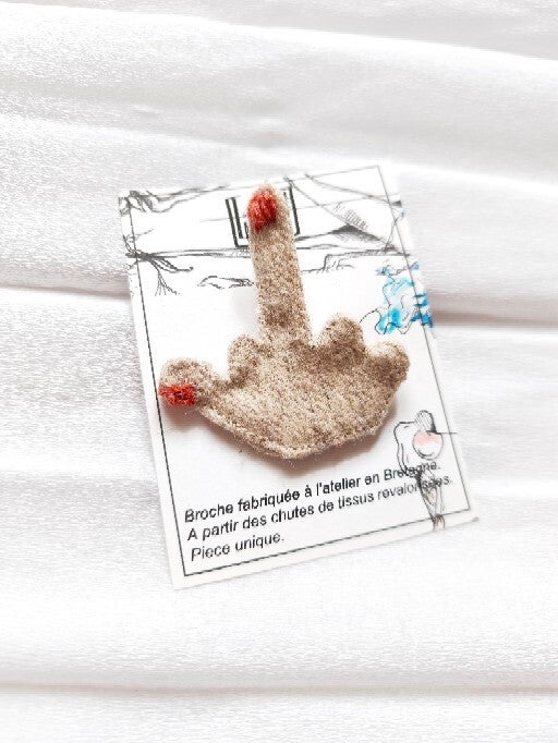 Le doigt à l"honneur