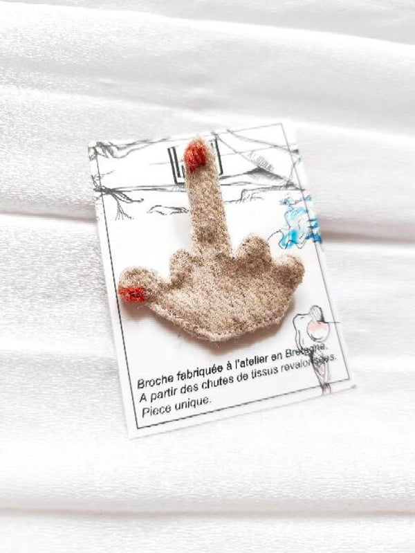 Le doigt à l"honneur