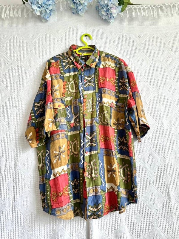 Chemise coloré vintage