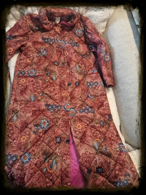 Robe de chambre rétro vintage
