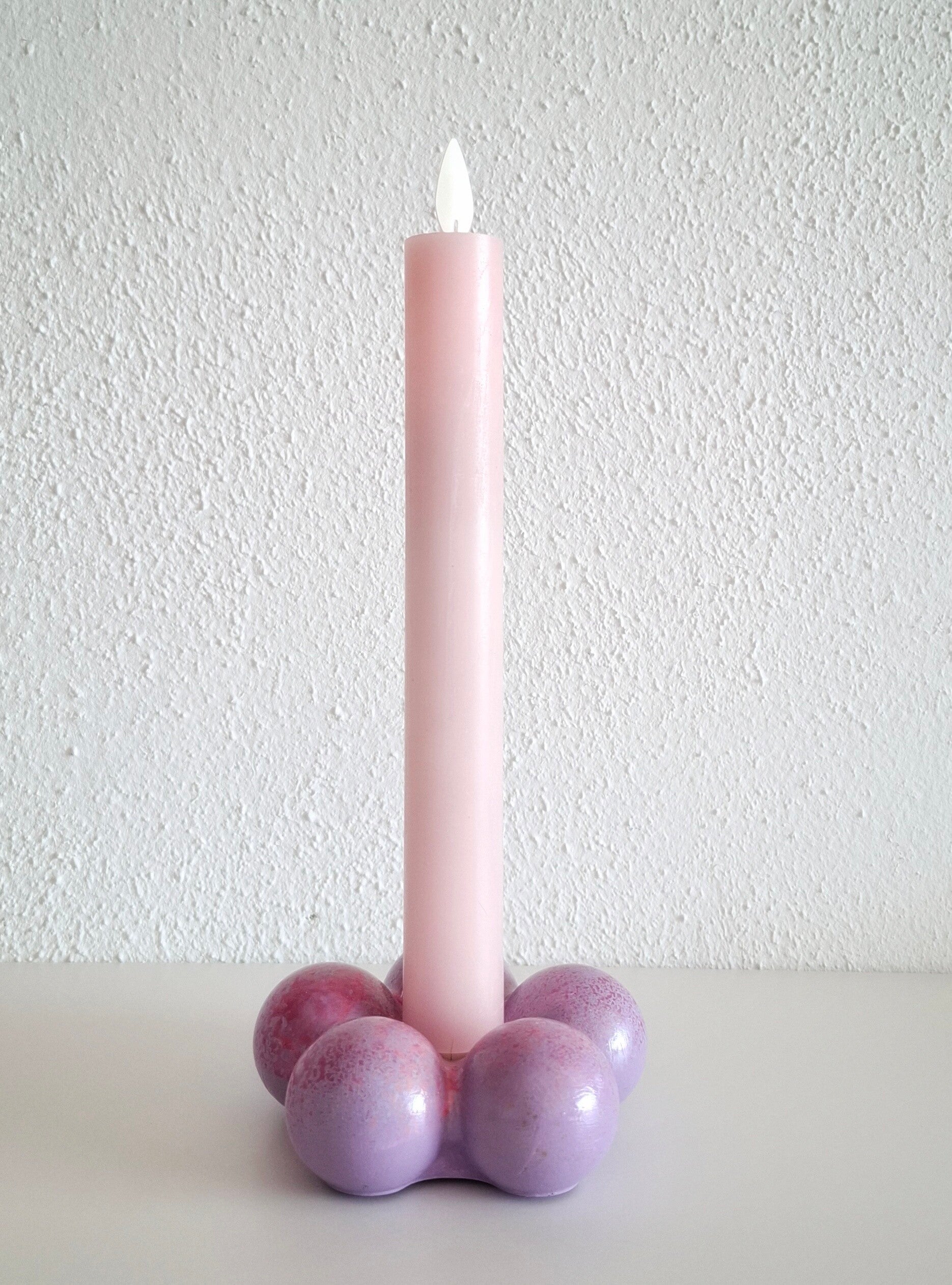 Kandelaar Lila Bloem