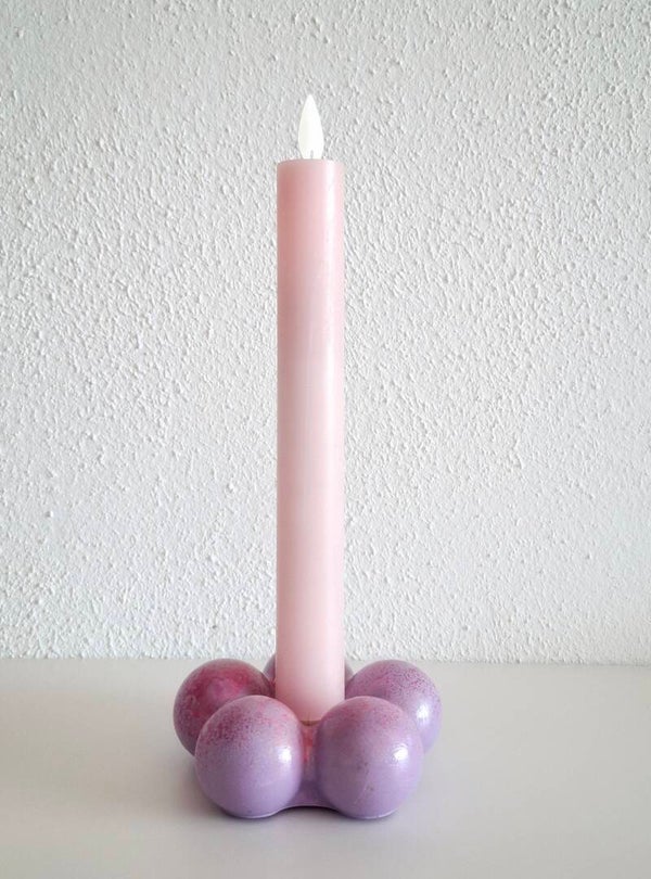Kandelaar Lila Bloem