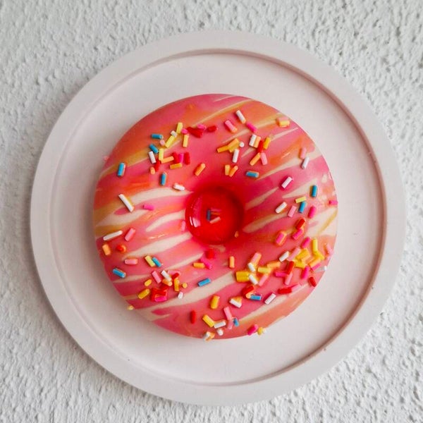 Wandbordje Donut