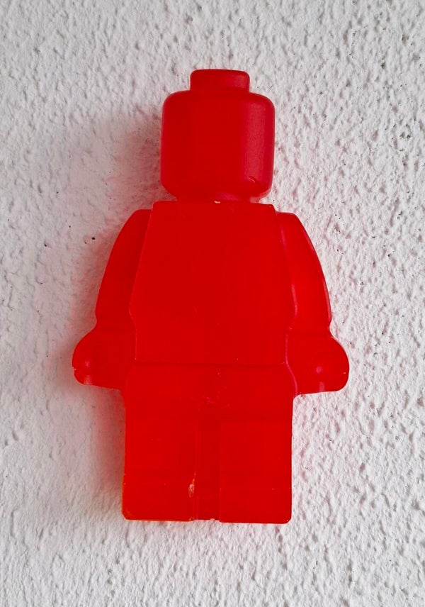 Legopoppetje rood