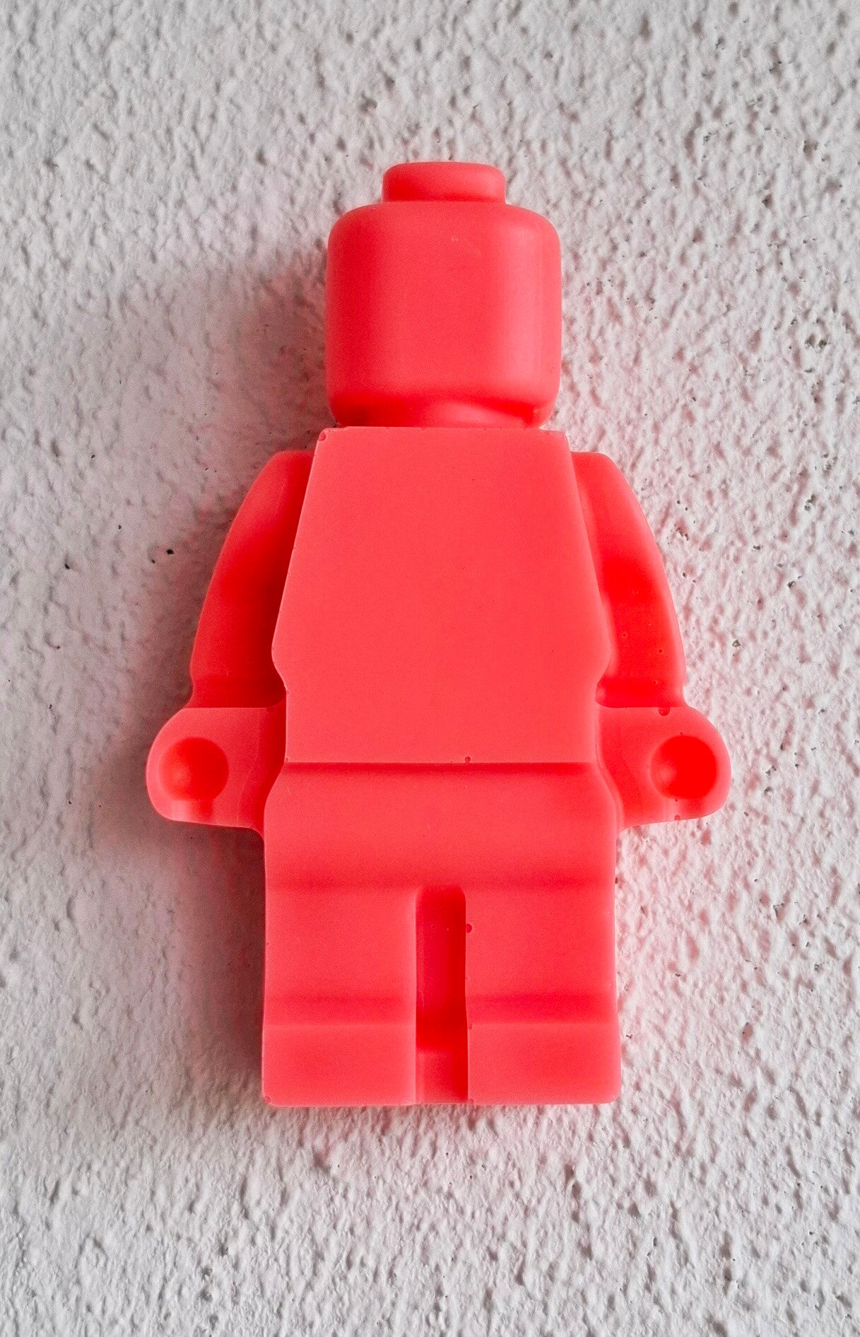 Legopoppetje neon oranje