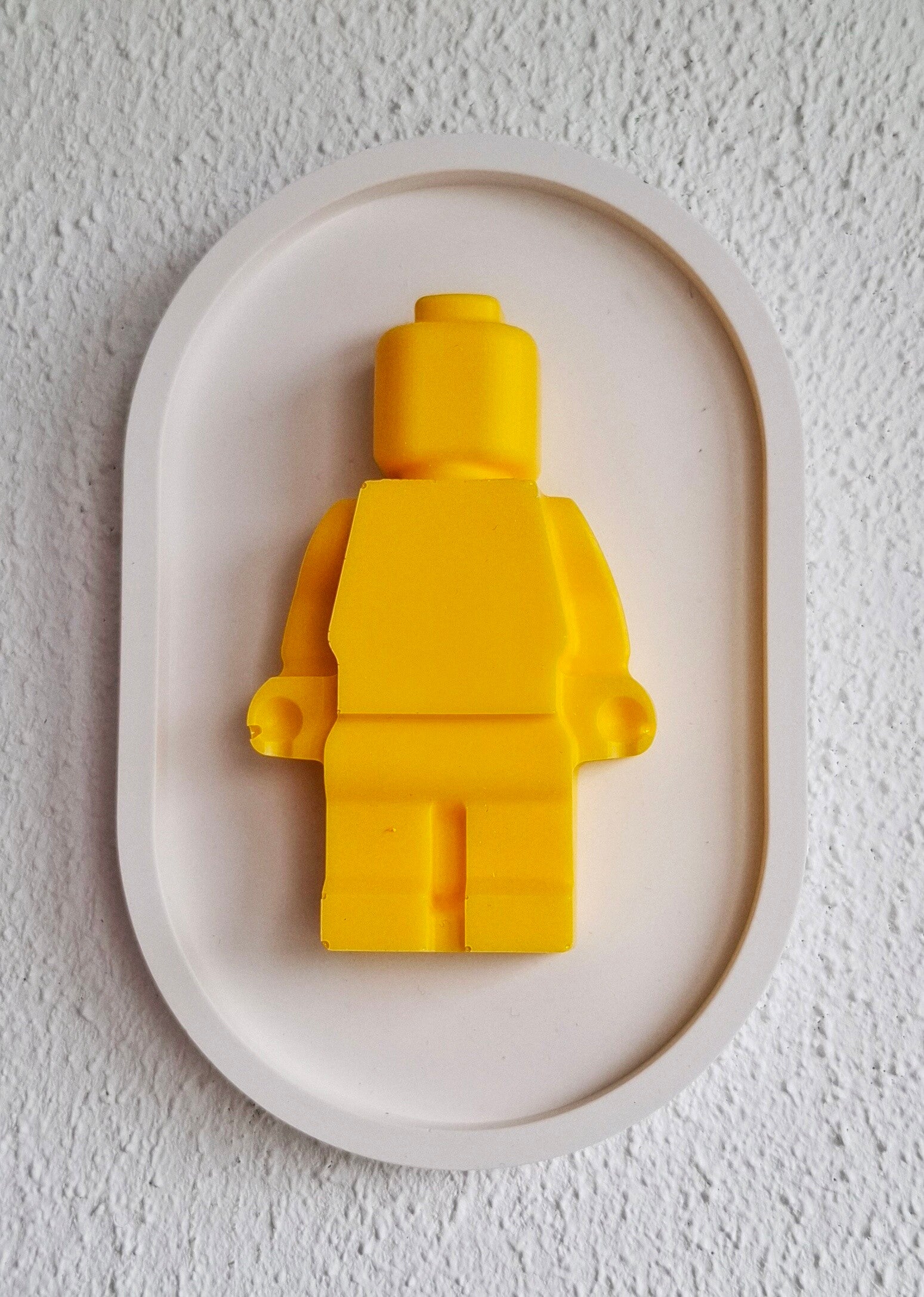 Wandbordje Legopoppetje