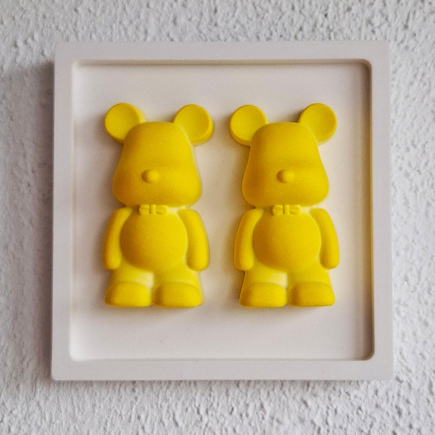 Wandbordje Gele Beertjes