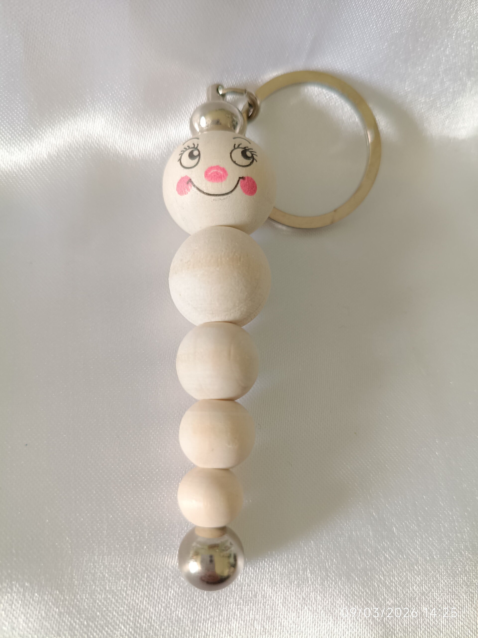 Porte clé chenille
