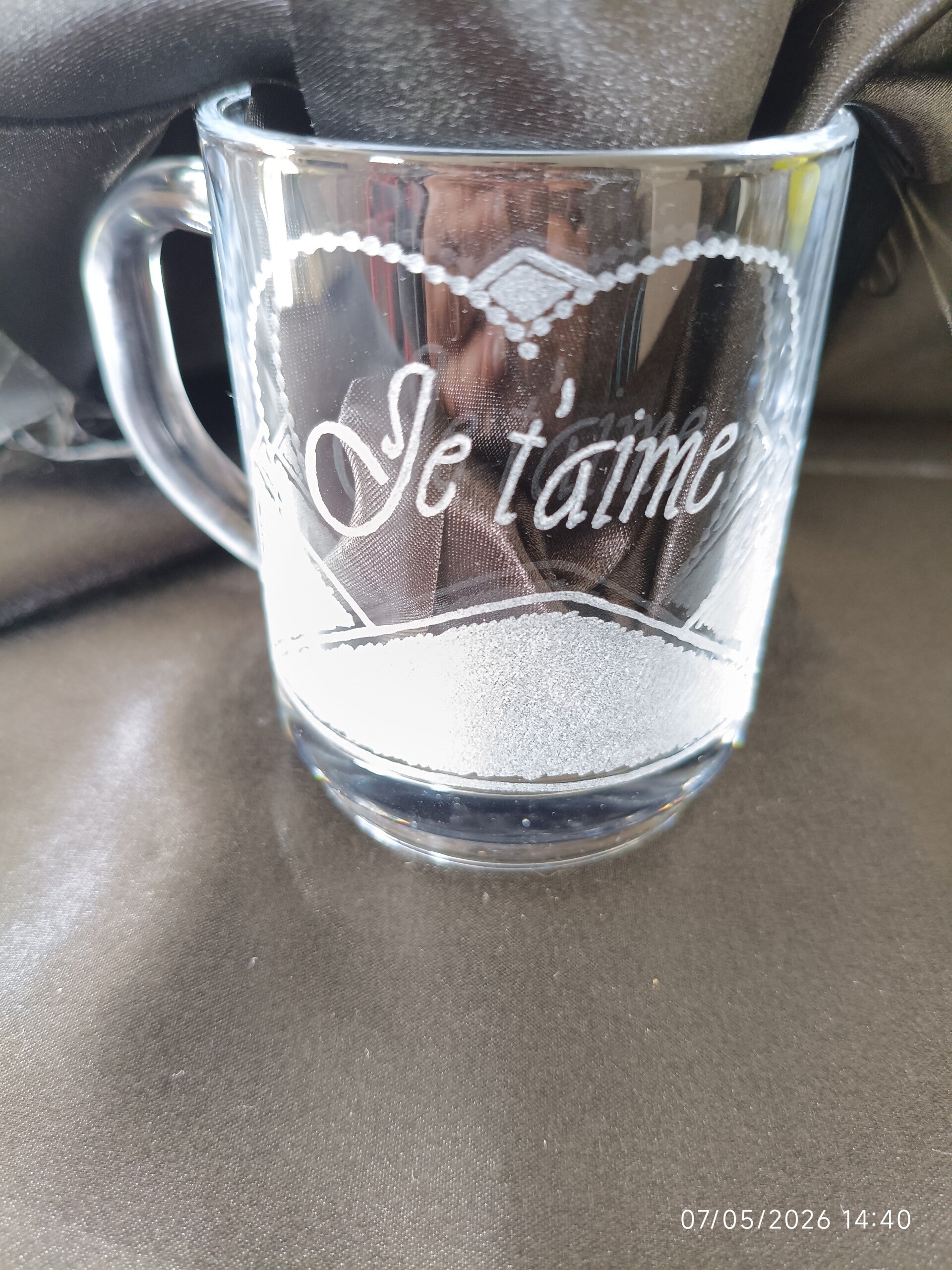 Mug enveloppe cœur