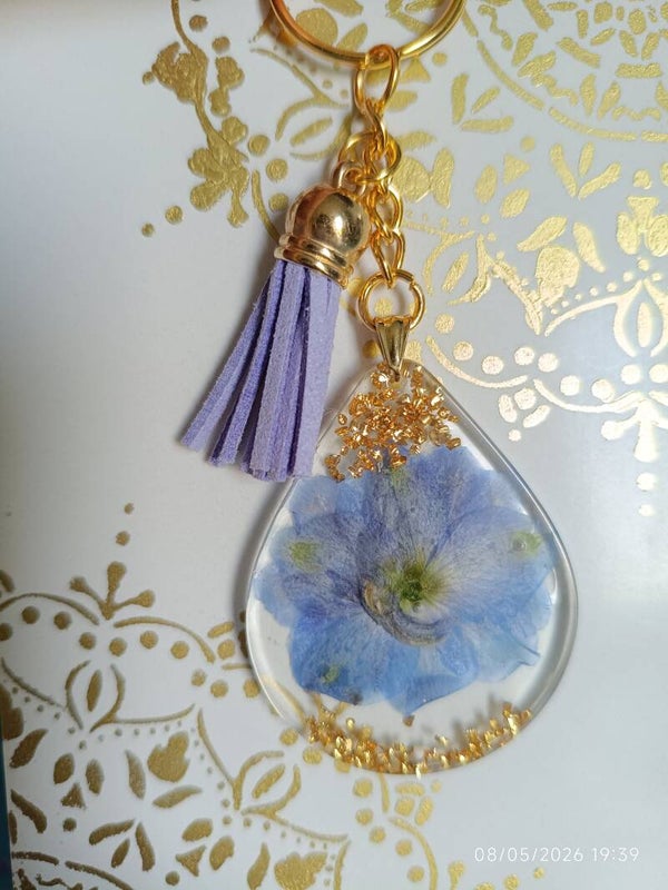 Porte-clé floral