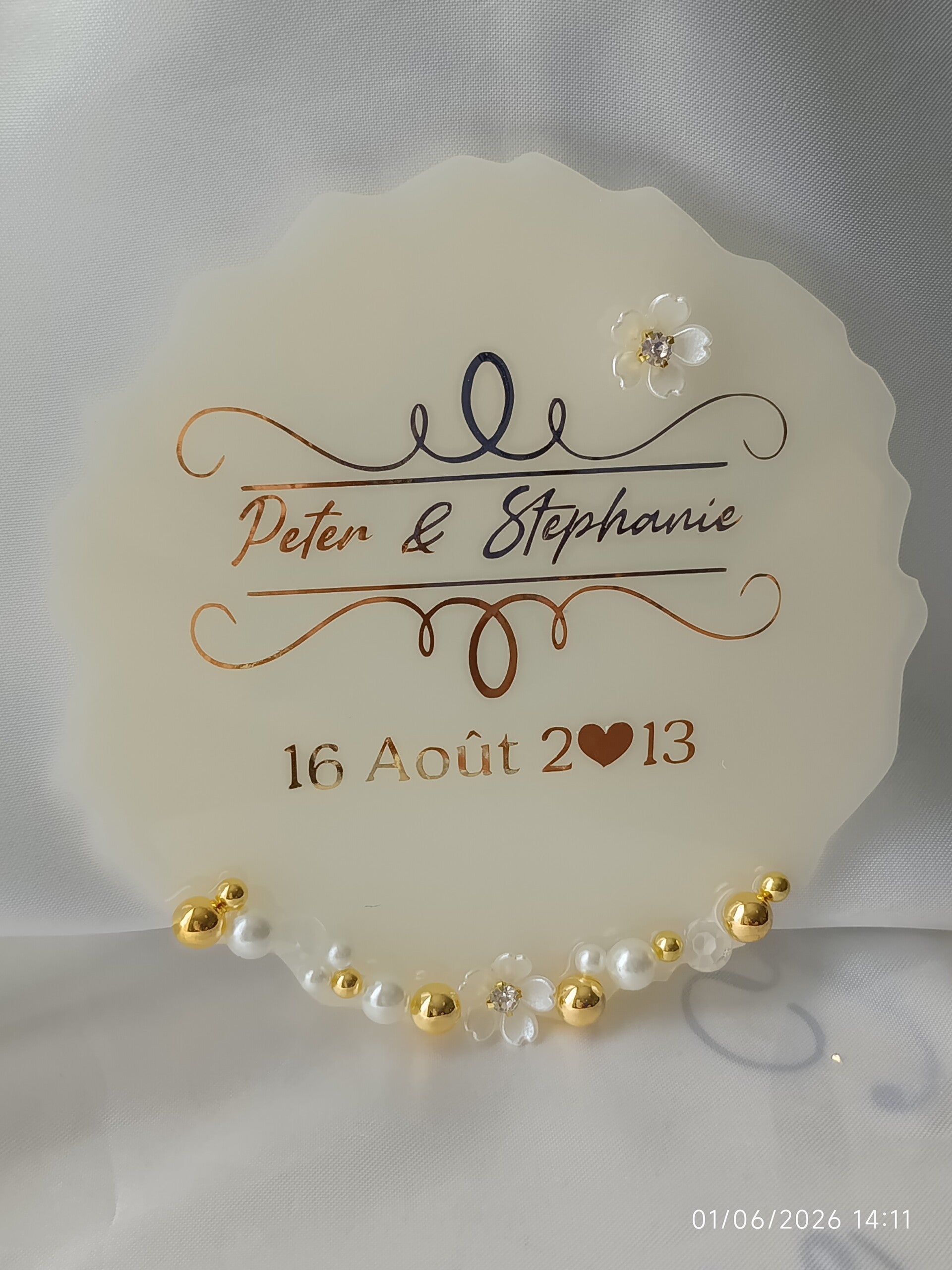 Création personnalisable pour mariage