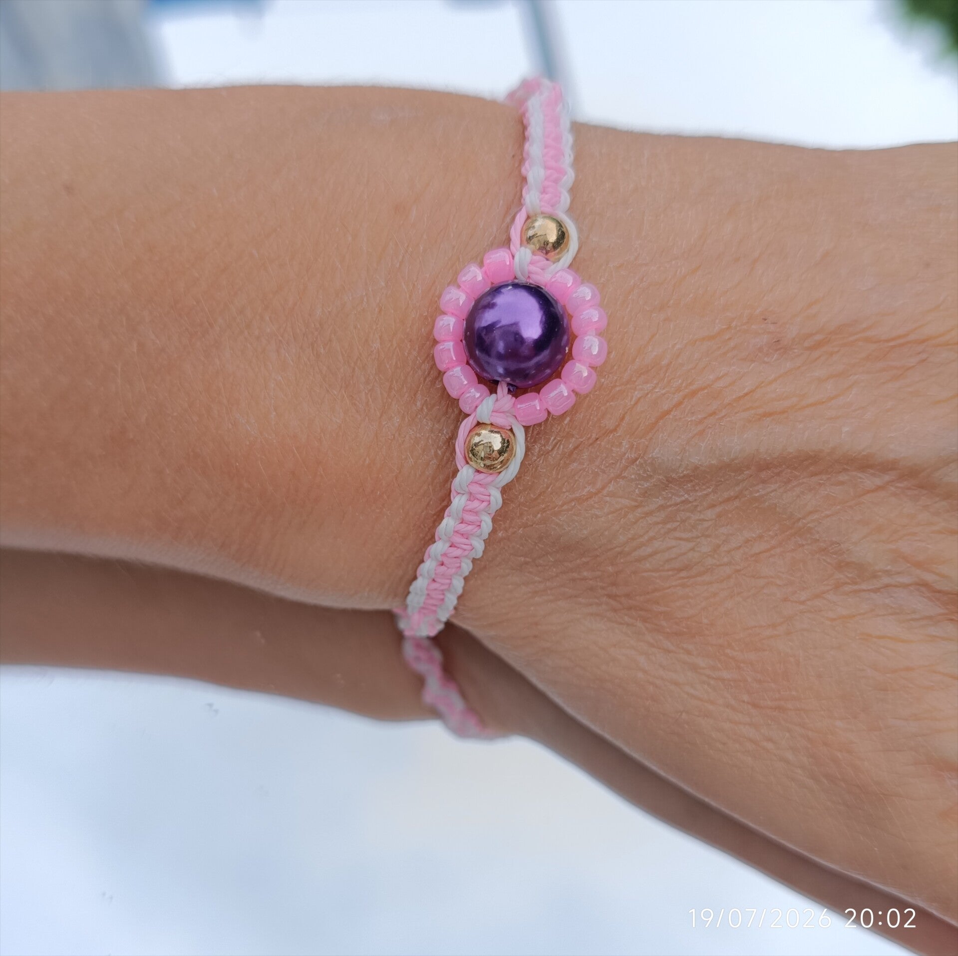 Bracelet douceur violette