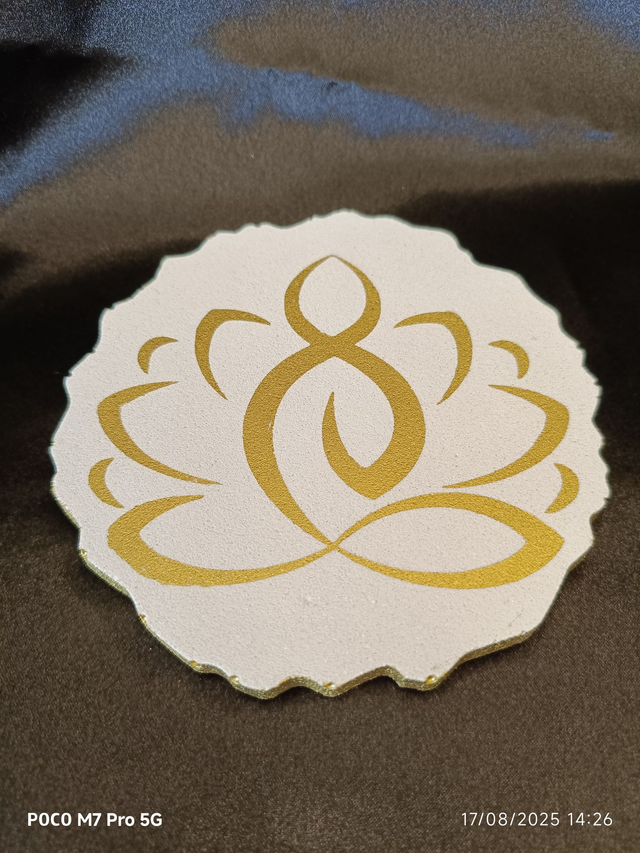 Dessous de verre lotus