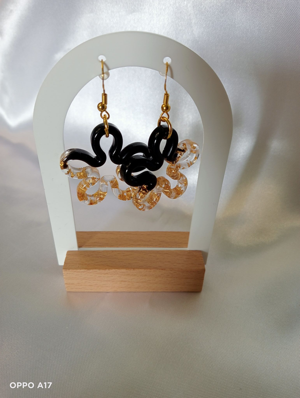 Boucle d'oreille flora