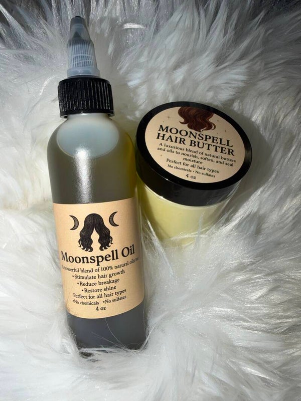 Moonspell Hair Growth Oil &Hair Mask Combo