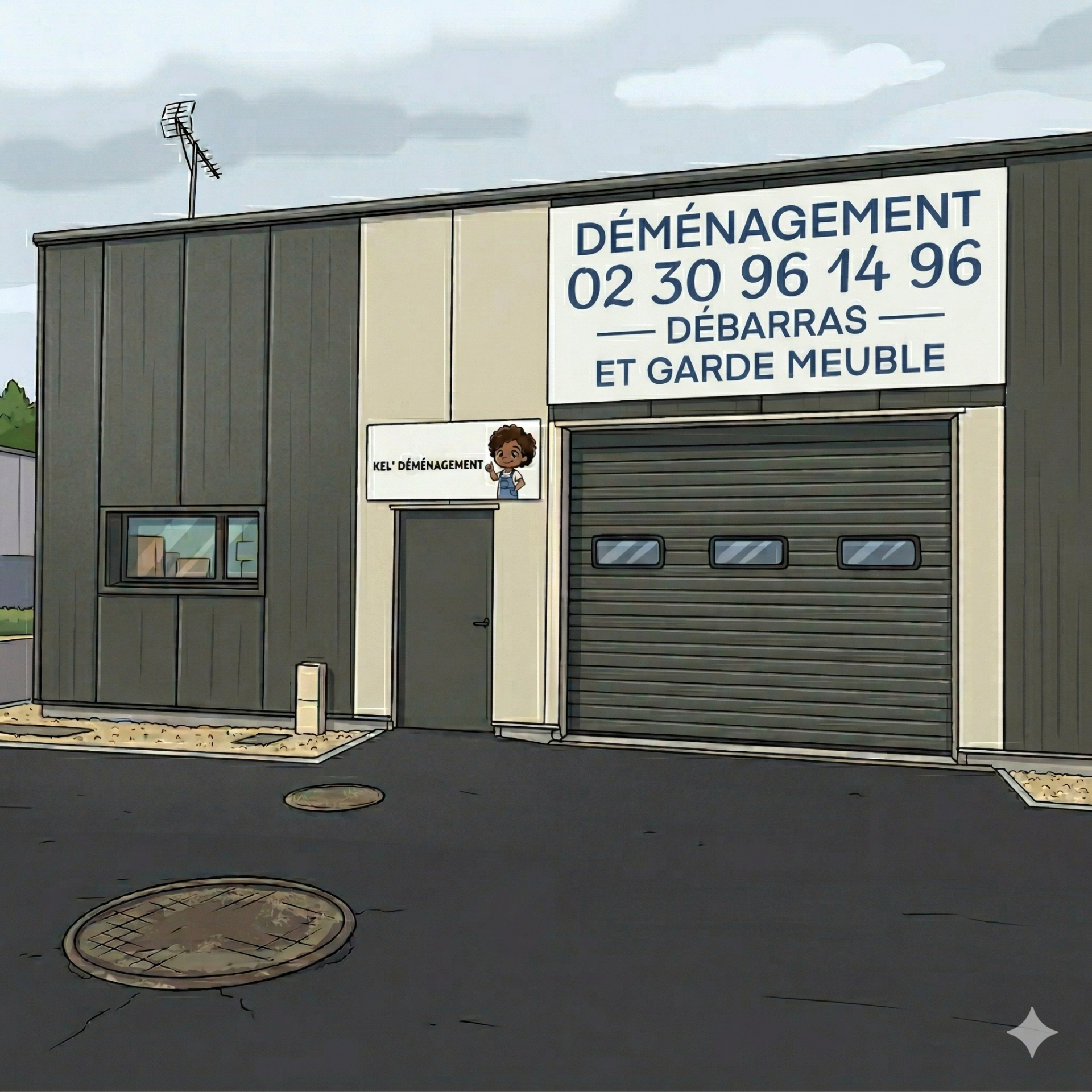 Centre de stockage sécurisé Kel Déménagement à Maure-de-Bretagne