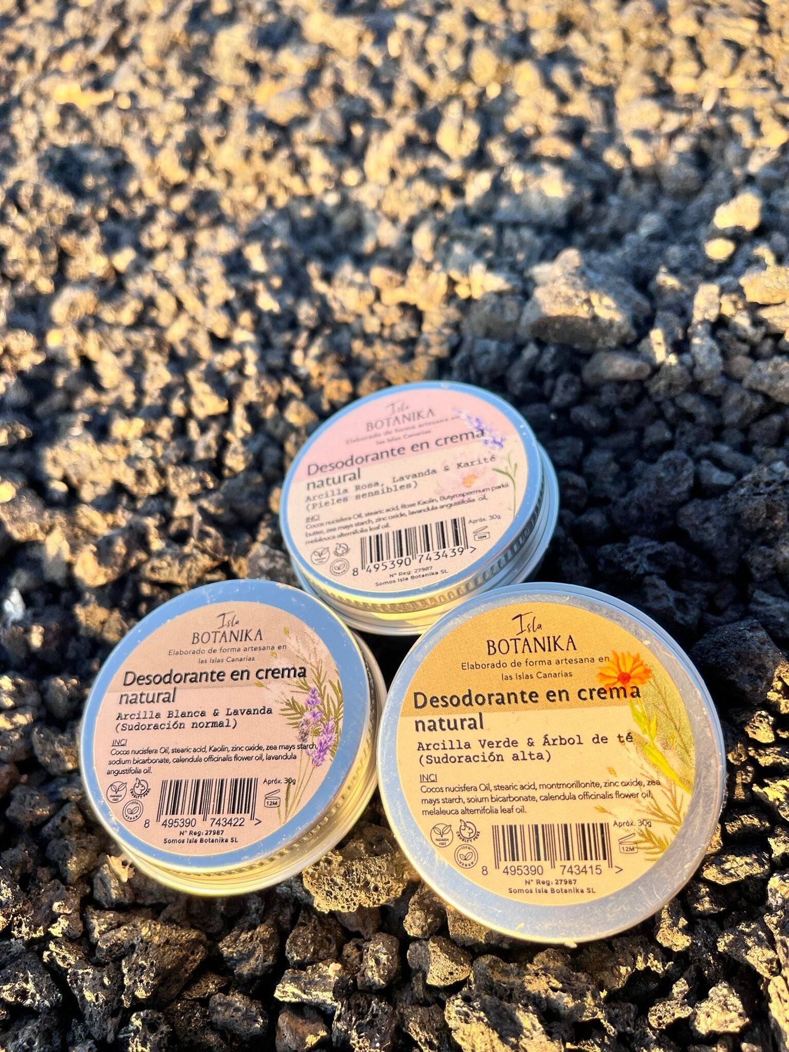 Desodorante en crema natural 30 gr apróx (Isla Botanika)