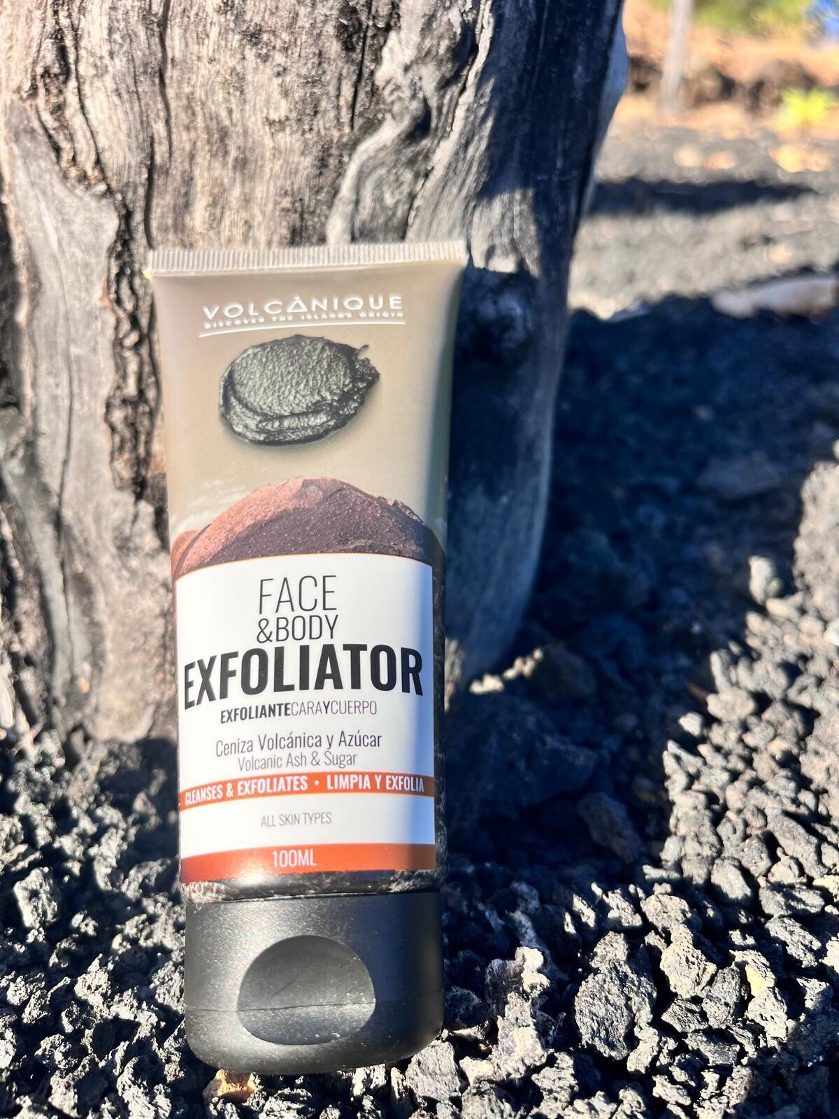 Gel exfoliante ceniza volcánica y azúcar 100ML (Volcánique)