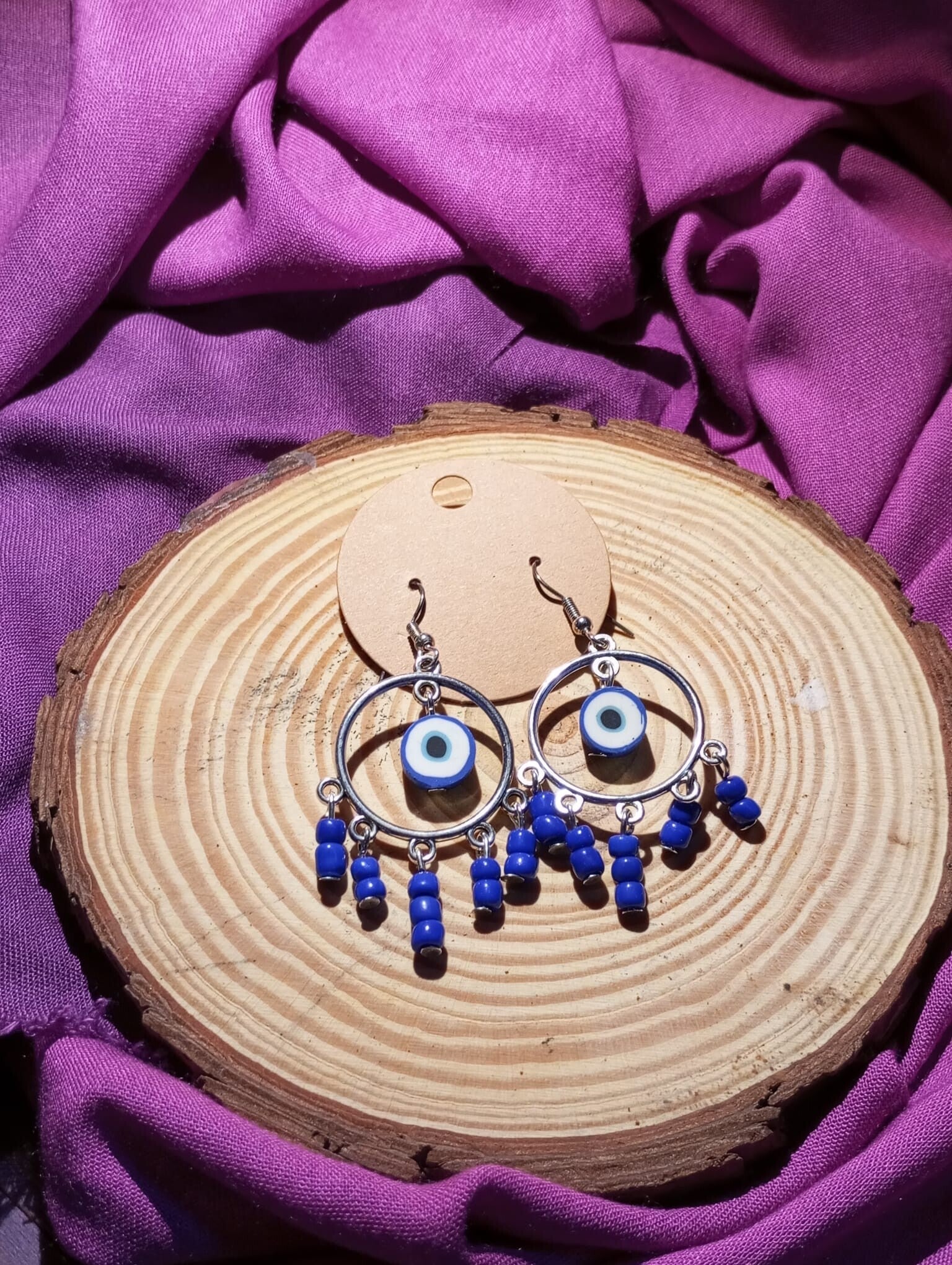 Pendiente ojo turco (limitados)