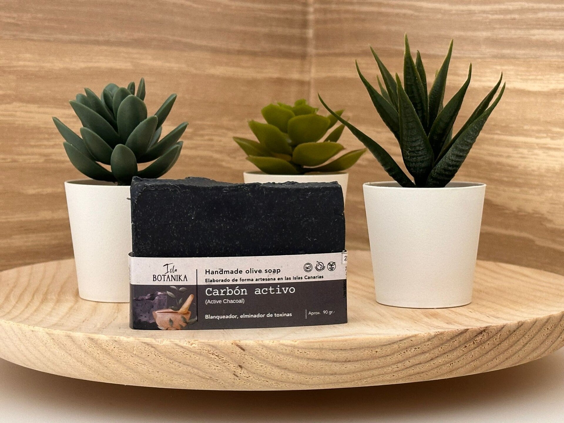 Jabón carbón activo
