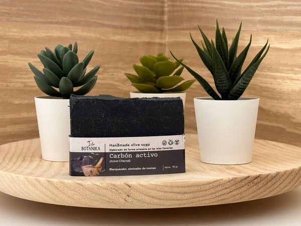 Jabón carbón activo