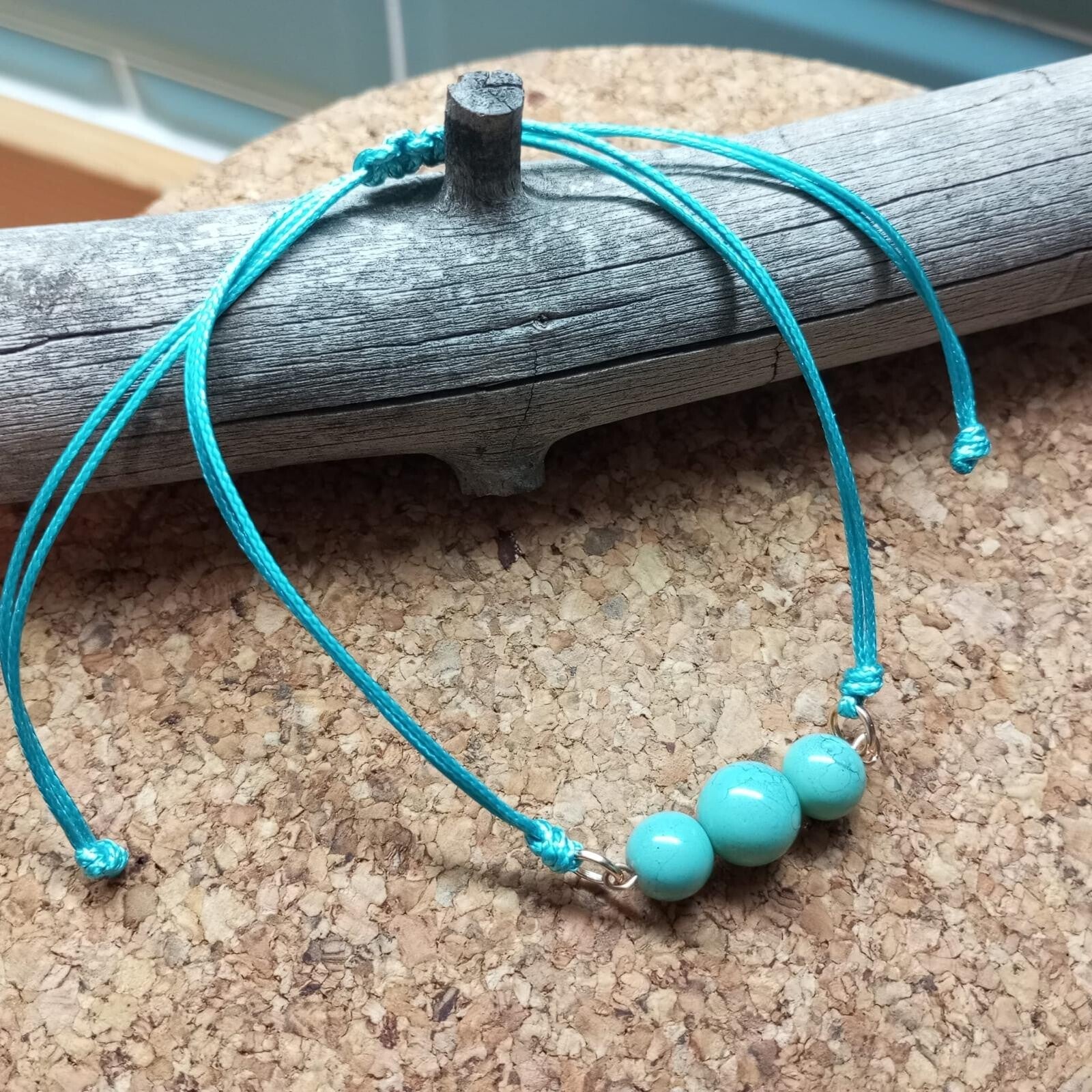 Pulsera hilo decoración central