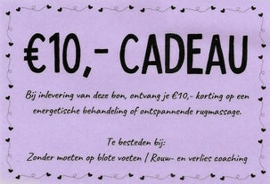 Cadeaubon voor vrouwen, rouw en verlies, 10 euro