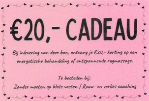 Cadeaubon voor vrouwen, rouw en verlies, 20 euro