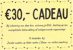 Cadeaubon voor vrouwen, rouw en verlies, 30 euro