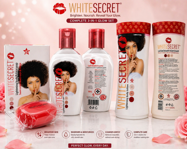 White Secret Radiance Glow Set – 3 in-1 Skincare Kit