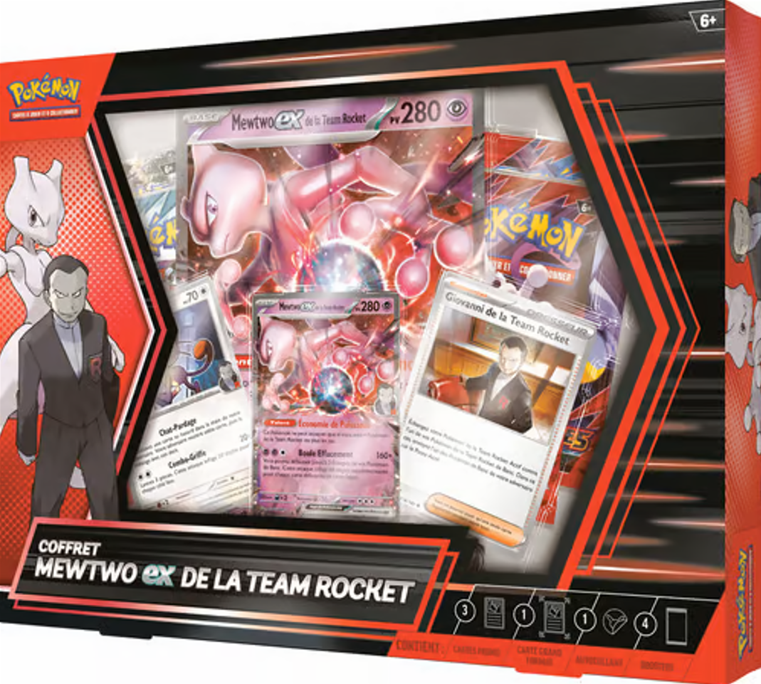 Pokémon - Coffret Mewtwo-ex de la Team Rocket