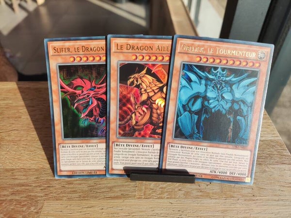 Yu-Gi-Oh -  Lot des 3 Dieux Egyptiens Slifer, Obelisk et Ra LDK2-FR