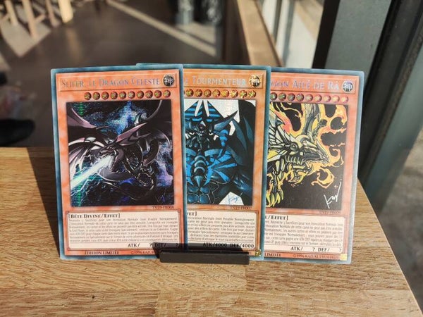 Yu-Gi-Oh - Dieux Égyptiens Slifer Ra Obelisk TN19 Dragon Céleste Ailé Tourmenteur
